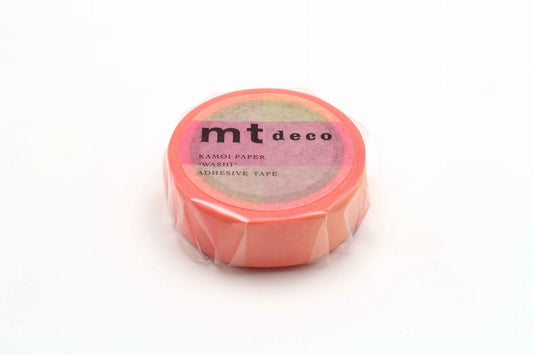 mt deco Fluorescence Gradation Pink x Yellow Japanese Washi Tape Masking Tape
