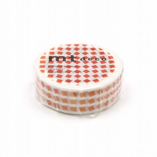 mt deco Roll Square Red Japanese Washi Tape Masking Tape