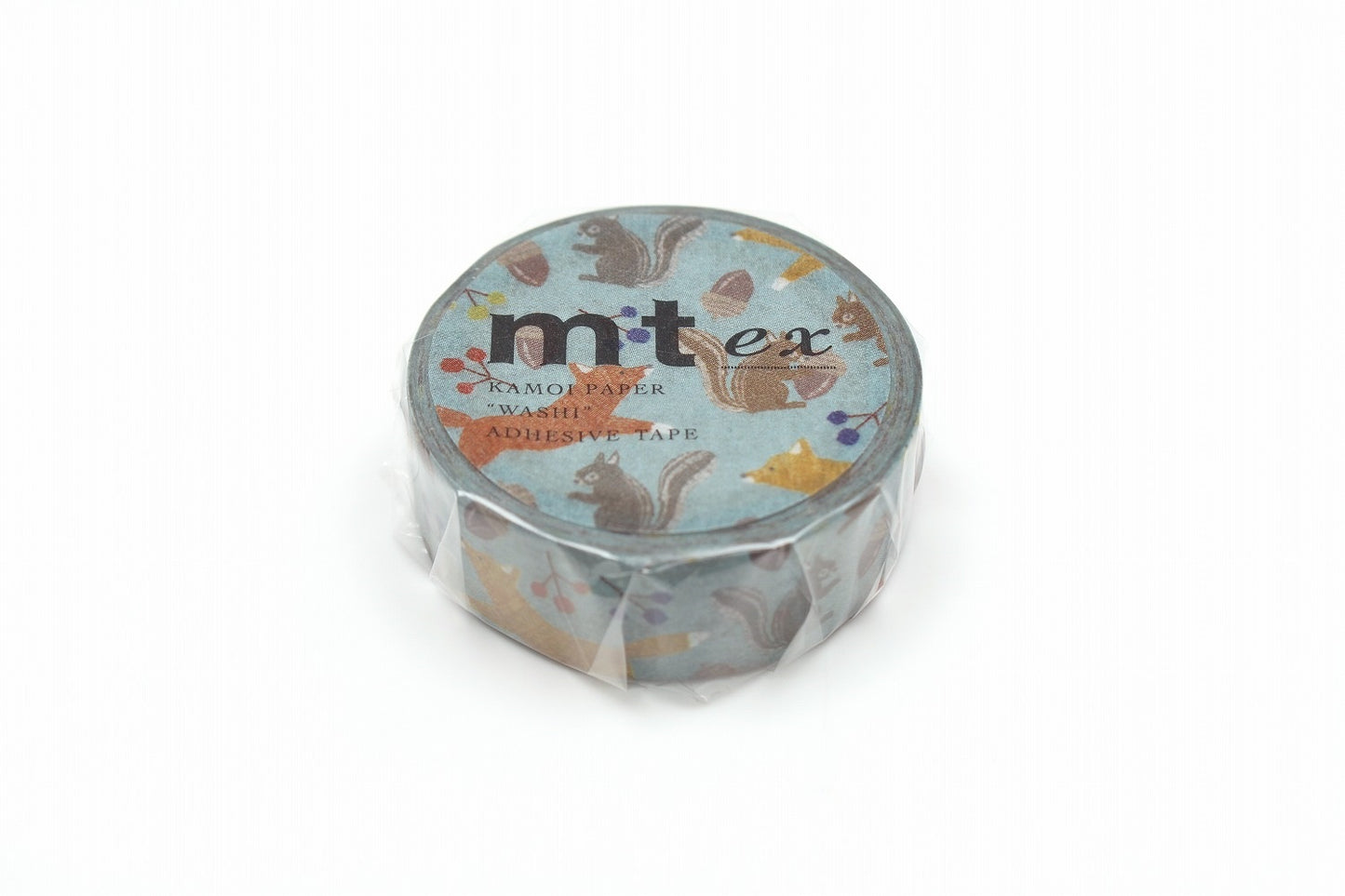 mt ex Embroidery Fox & Squirrel  Japanese Washi Tape Masking Tape