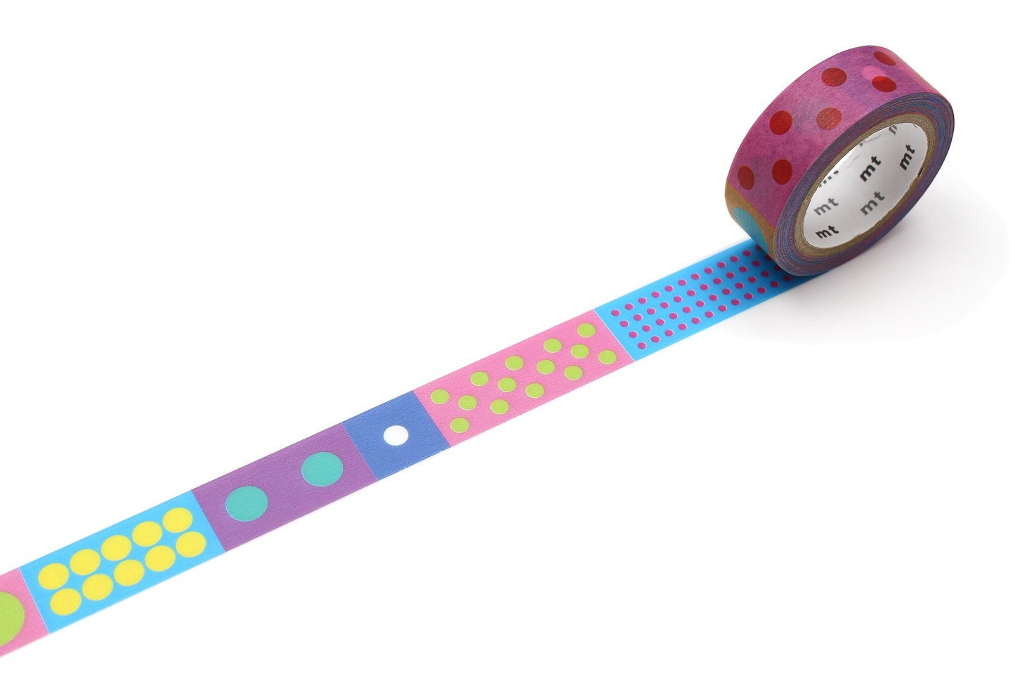 mt Kapitza Polka Dot Vivid Japanese Washi Tape Masking Tape