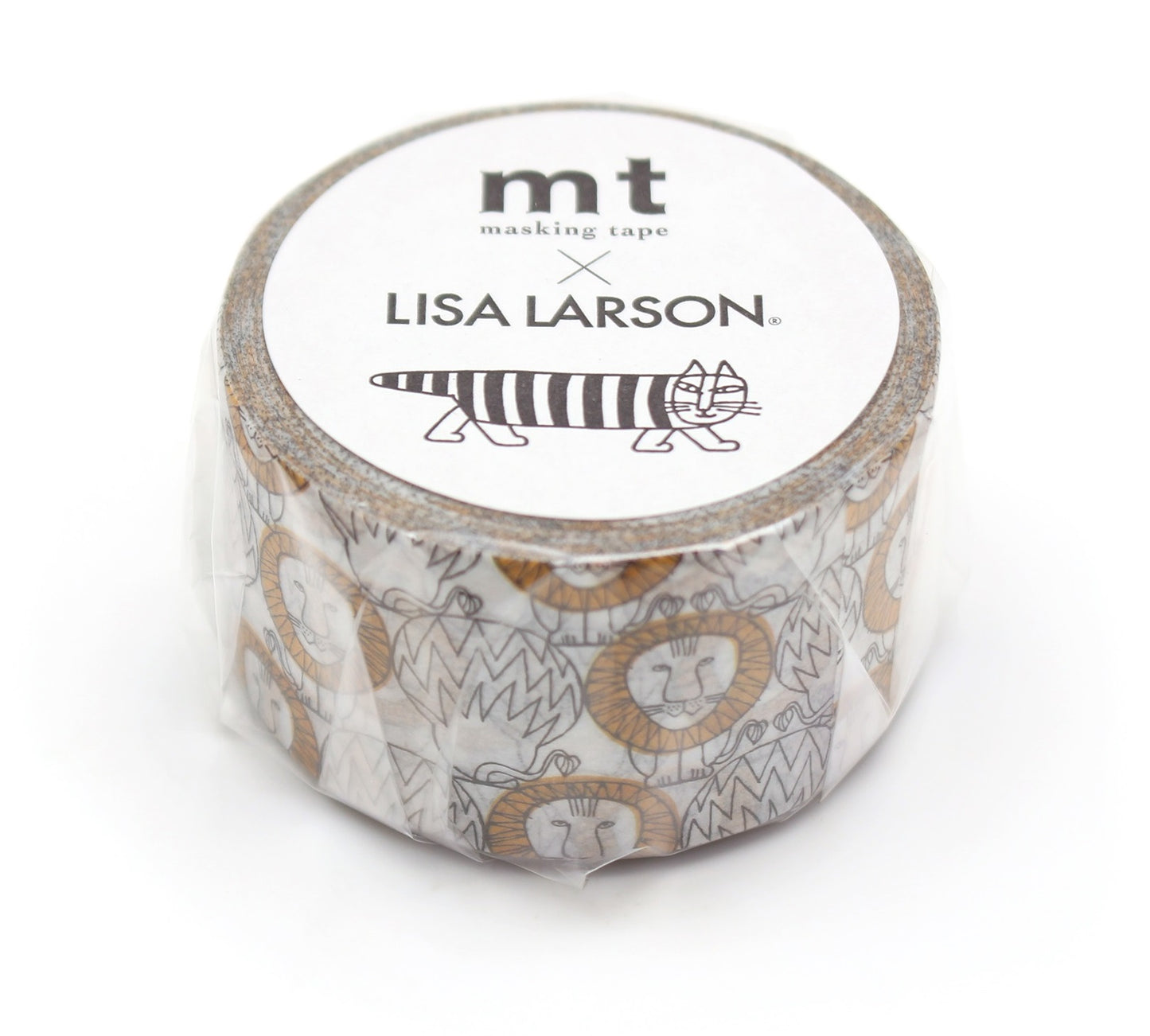 mt Lisa Larson Lion Japanese Washi Tape - Sweet Birdie Boutique International