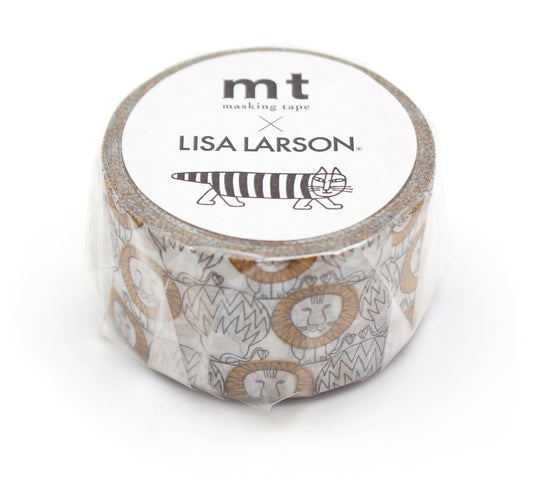 mt Lisa Larson Lion Japanese Washi Tape - Sweet Birdie Boutique International