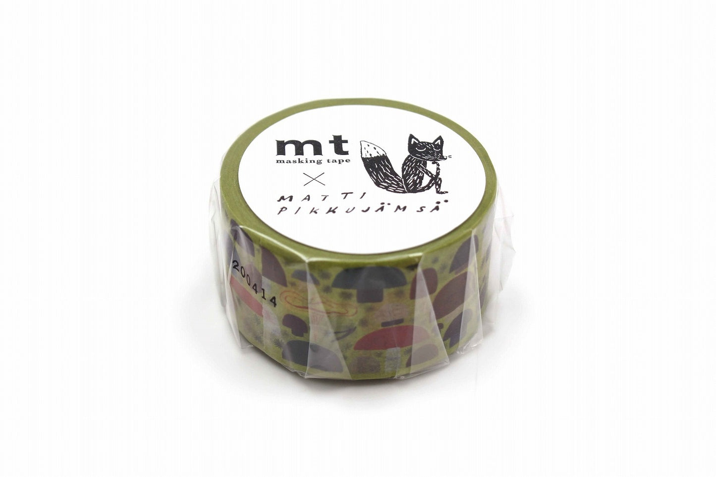 mt × Matti Pikkujämsä Mushroom Japanese Washi Tape Masking Tape