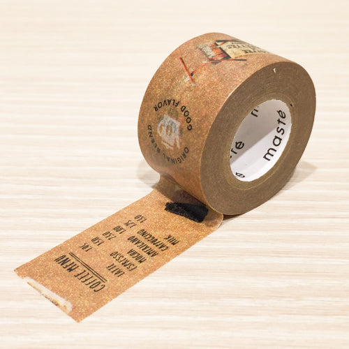 Café Maste Japanese Washi Tape Masking Tape (MST-MKT79-A) - Boutique SWEET BIRDIE