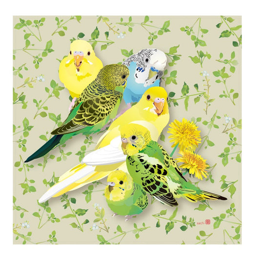 Budgie Hand Towel Cloth