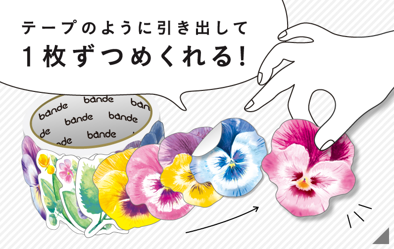 BANDE Balloon Japanese Washi Roll Stikcers - Boutique SWEET BIRDIE