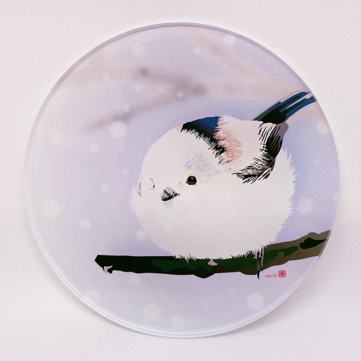 Long-tailed Tit Acrylic Coaster