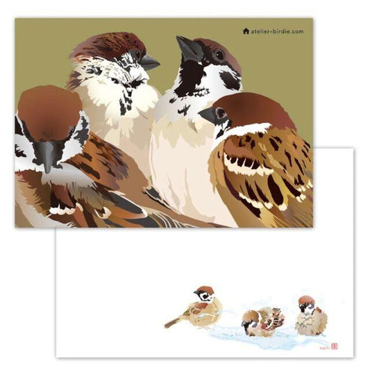 Tree Sparrow Memo Pad - Boutique SWEET BIRDIE
