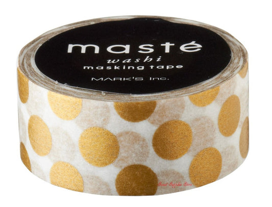 Gold Dot Maste Japanese Washi Tape Masking Tape