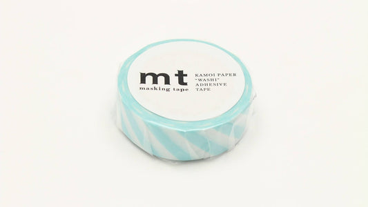 mt Stripe Mint Blue Japanese Washi Tape Masking Tape