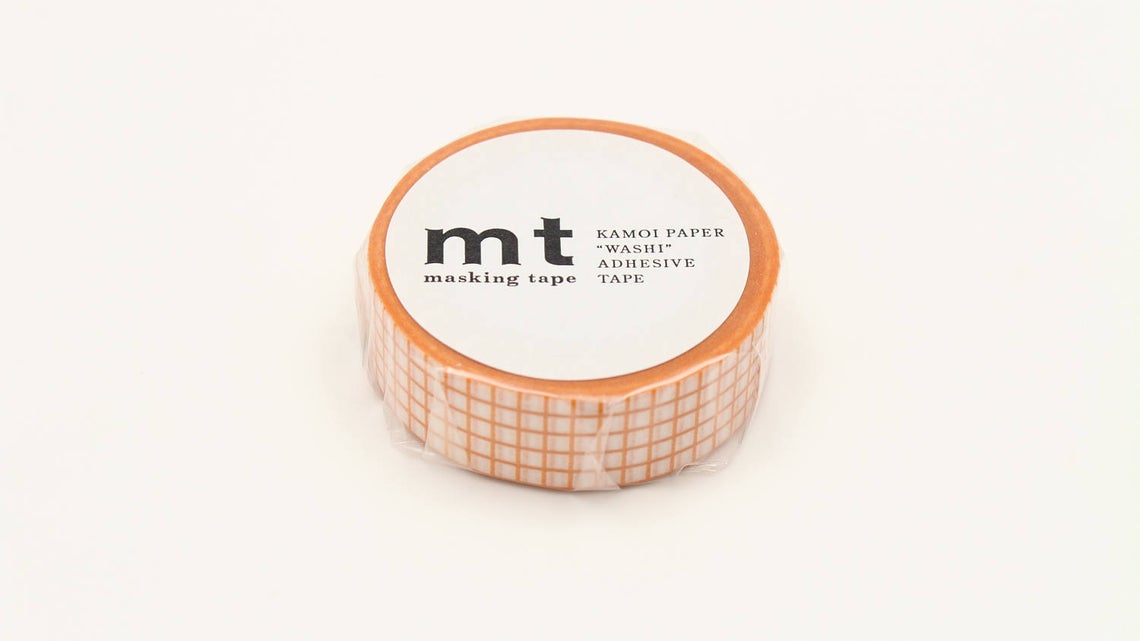 mt 1P Grid Mandarin Japanese Washi Tape MT01D394 - Boutique SWEET BIRDIE