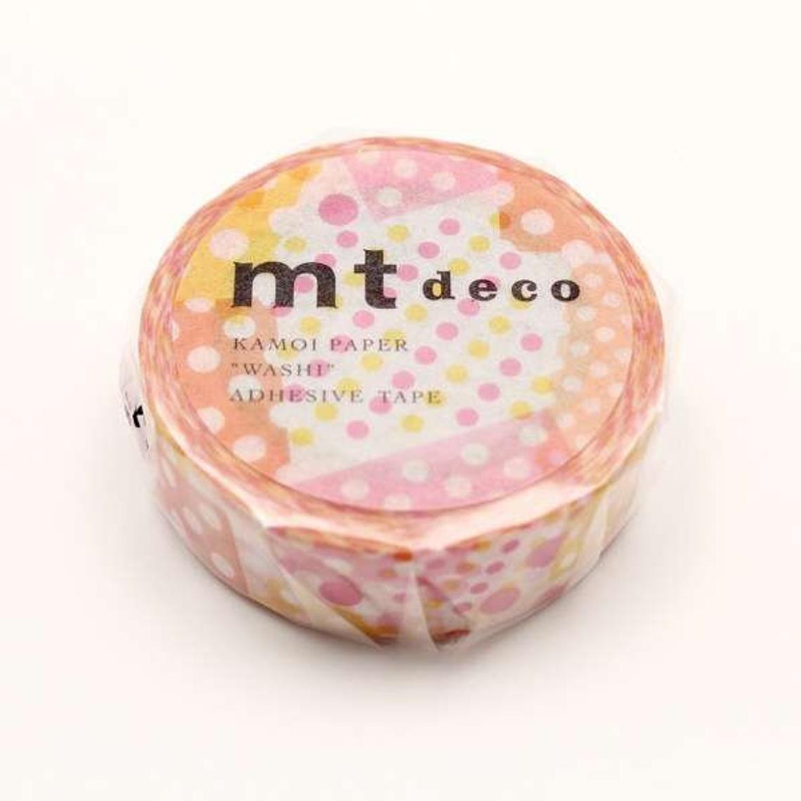 mt ex Negative Positive Dot Pink Japanese Washi Tape Masking Tape - Boutique SWEET BIRDIE