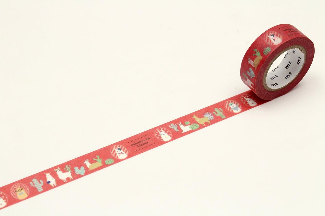 mt ex llama Japanese Washi Tape Masking Tape MTEX1P156 - Boutique SWEET BIRDIE