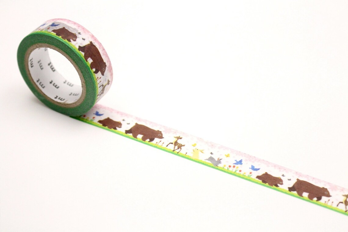 mt ex Animal in Spring Japanese Washi Tape Masking Tape
