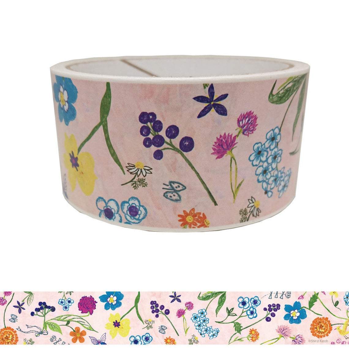 Flowers Packing Tape Craft Tape Shinzi Katoh Design - Boutique SWEET BIRDIE