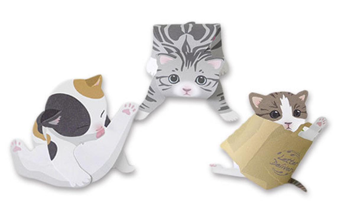 Sets of 30 Cat Kitten Paper Craft Memo Pad