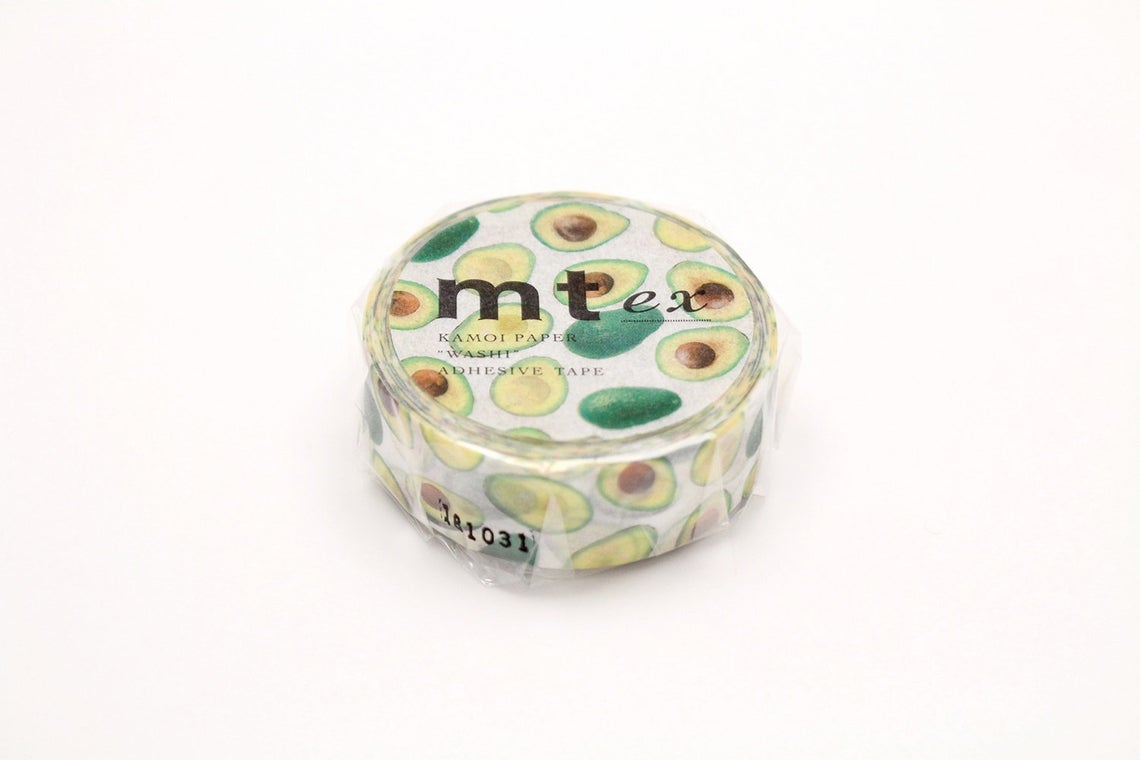 mt ex Avocado Japanese Washi Tape Masking Tape MTEX1P165 - Boutique SWEET BIRDIE