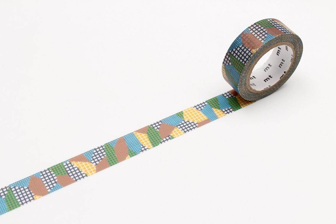 mt deco Separate Check Dull Tone Japanese Washi Tape Masking Tape MT01D458 - Boutique SWEET BIRDIE