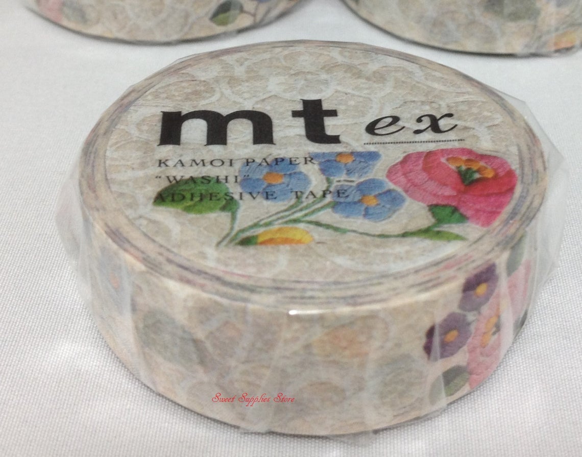 mt ex Lace Kalocsa Japanese Washi Tape Masking Tape MTEX1P105 - Boutique SWEET BIRDIE