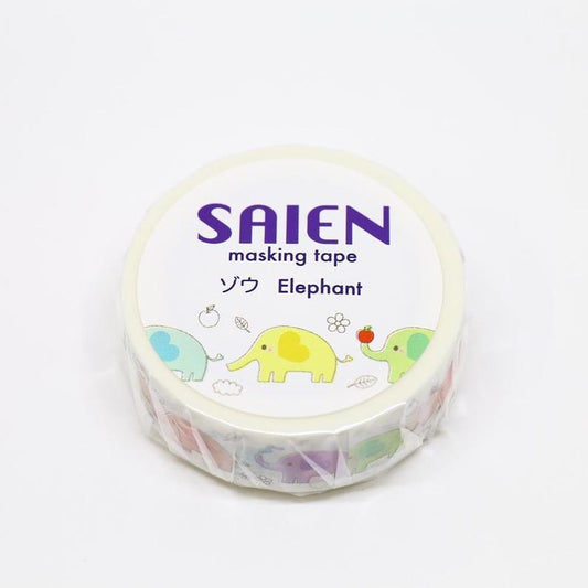 Elephant Japanese Washi Tape Masking Tape - Boutique SWEET BIRDIE