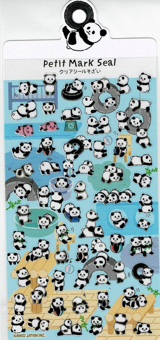 Panda Stickers with Gold Accent 24532
