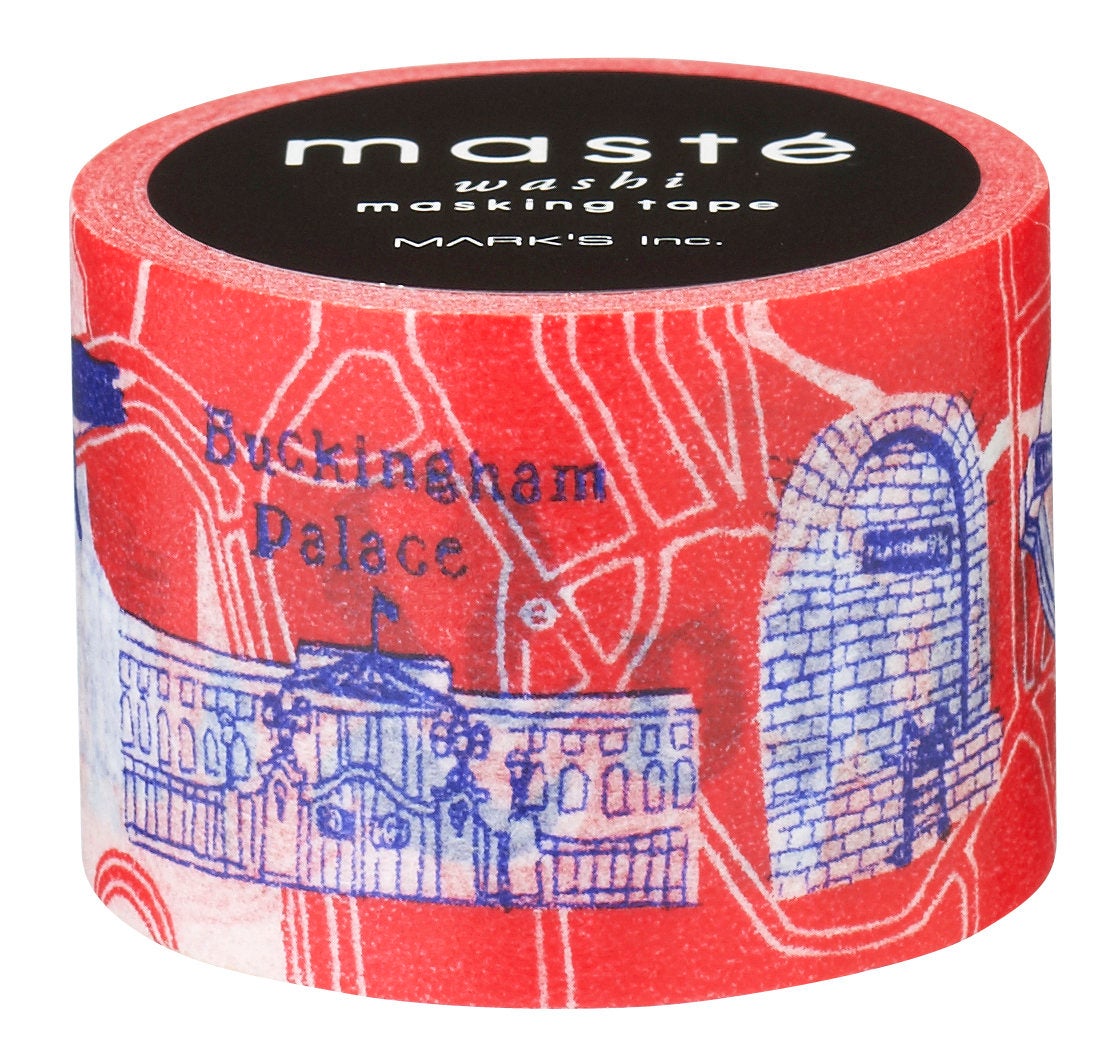 London Map City Maste Japanese Washi Tape Masking Tape