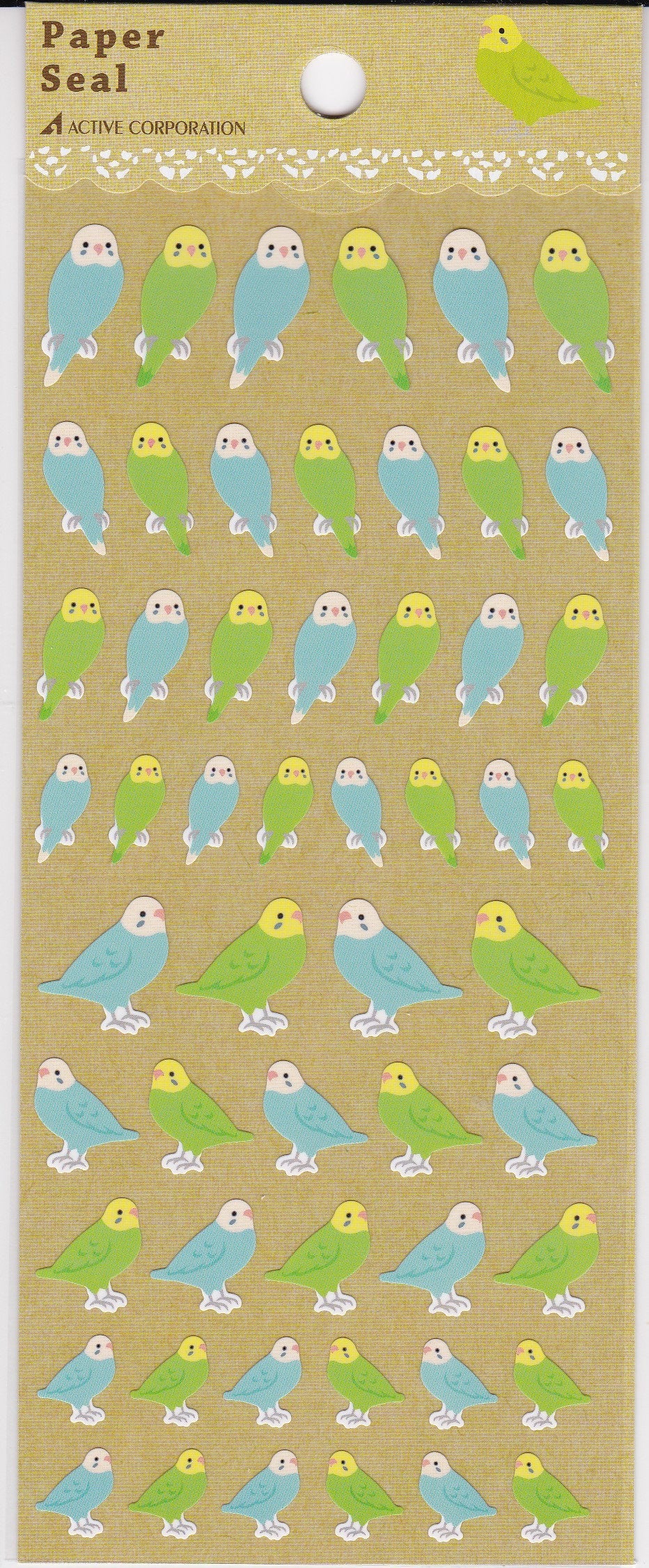 Budgie Budgerigar Parakeet Stickers (SG-45) - Boutique Sweet Birdie