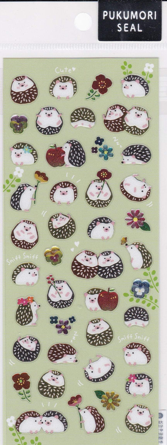 Hedgehog Stickers - Boutique SWEET BIRDIE
