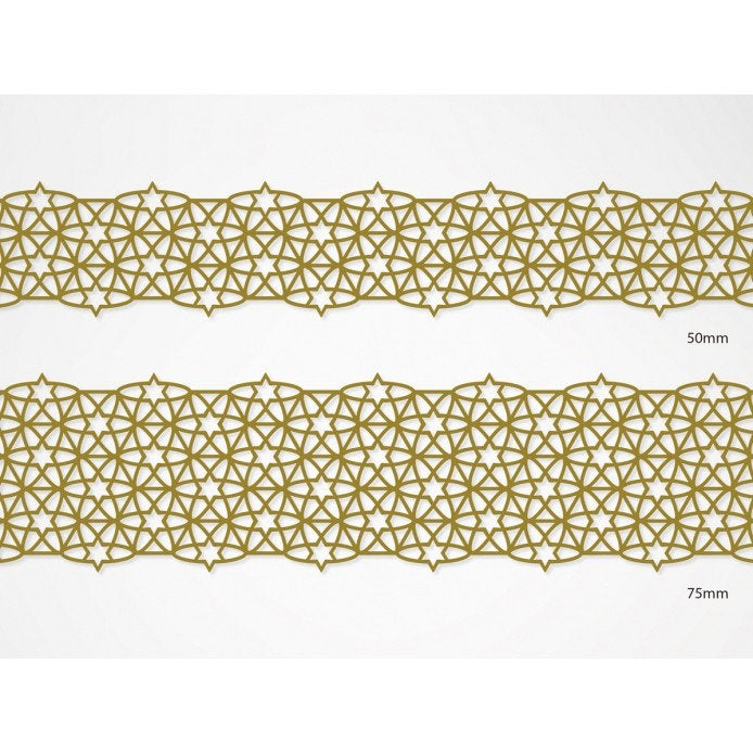 Lace Deco Tape Gold Stars - Boutique SWEET BIRDIE