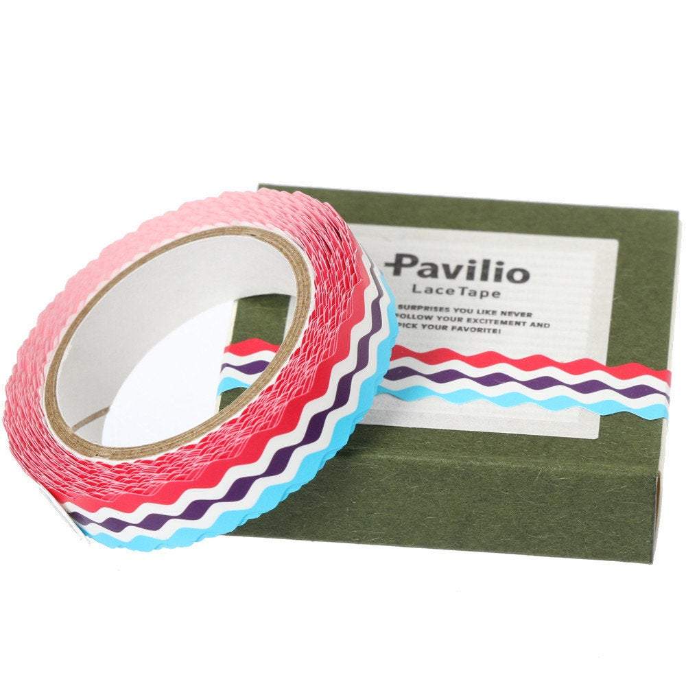 Lace Deco Tape River Red Pavilio MI-24-RR Mini Size - Boutique SWEET BIRDIE