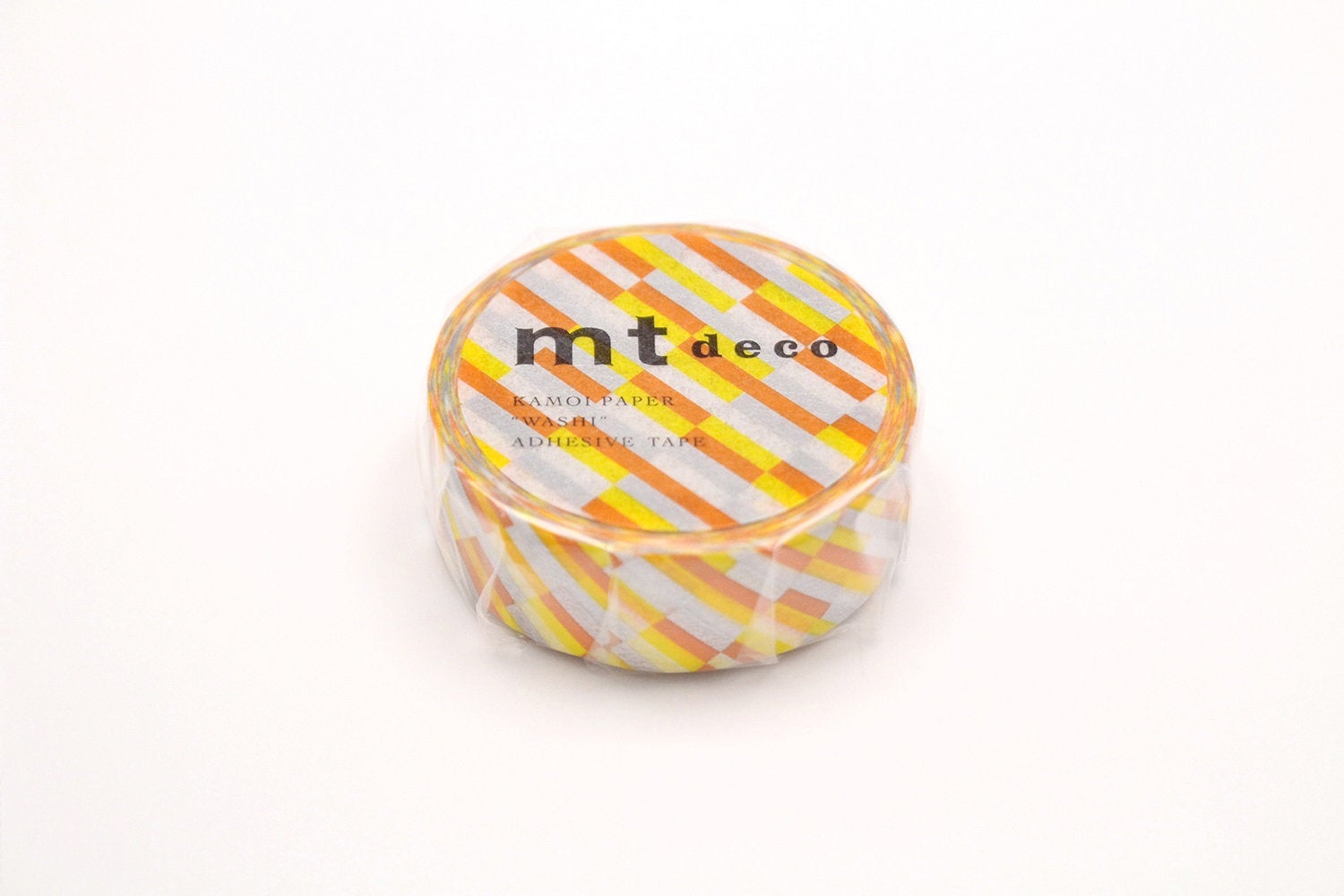 mt 1P Block Stripe Orange Japanese Washi Tape Masking Tape - Boutique SWEET BIRDIE