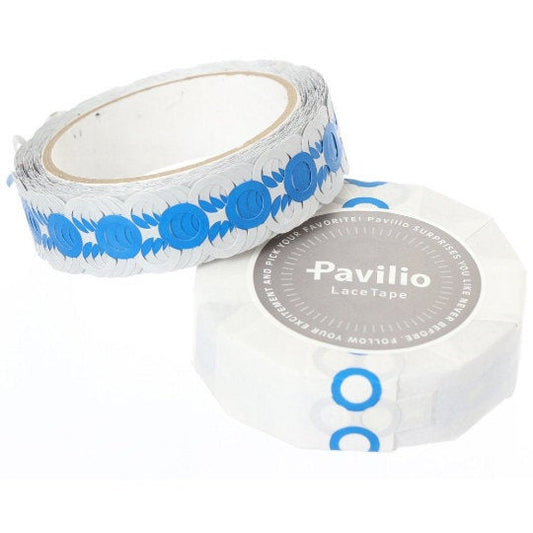 Lace Deco Tape Circle Blue Pavilio Standard Size - Boutique SWEET BIRDIE