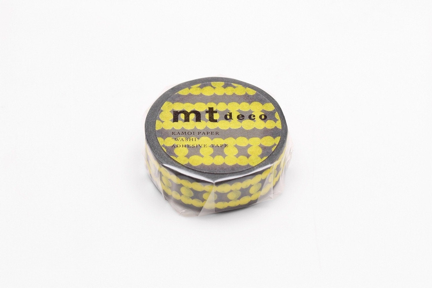 mt deco Ladder Dot Yellow Japanese Washi Tape Masking Tape MT01D450 - Boutique SWEET BIRDIE