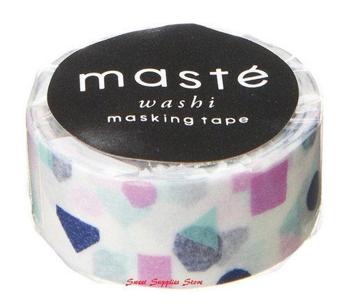 Maste Color Piece Navy Japanese Washi Tape Masking Tape