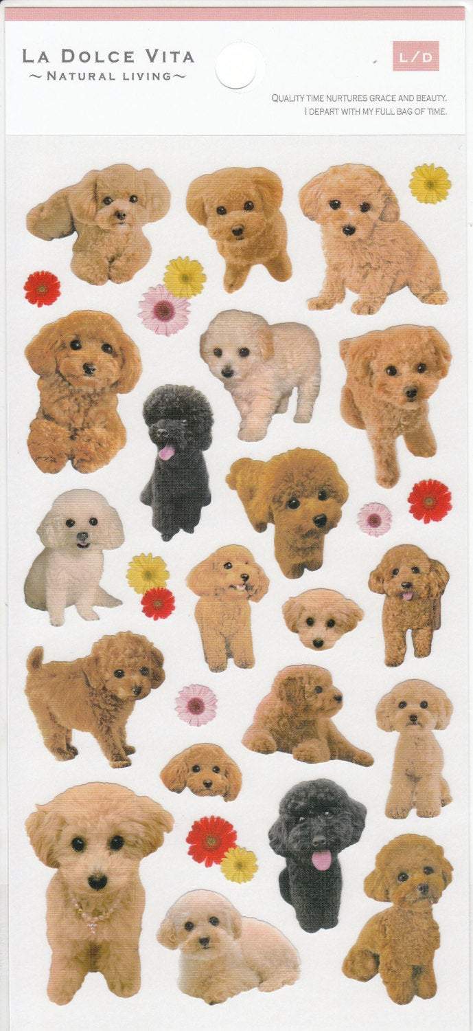 Poodle Stickers - Boutique SWEET BIRDIE