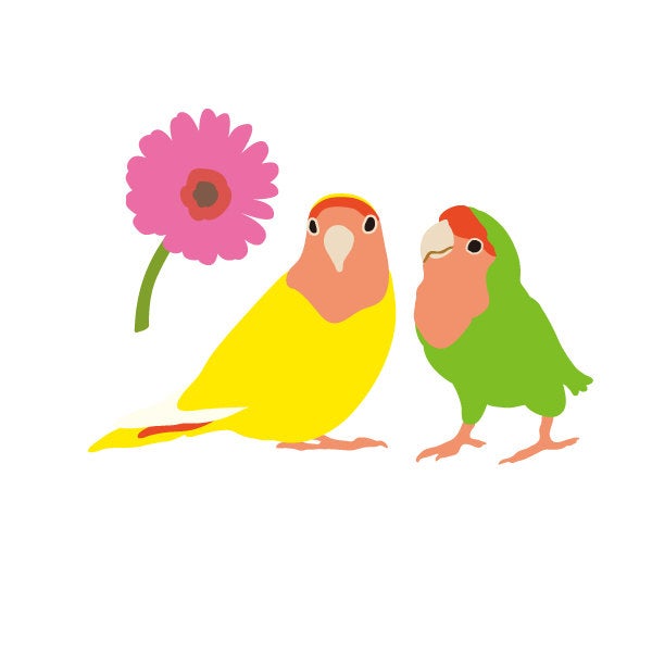 Lovebird Schedule Planner Stickers (82205-006) - Boutique SWEET BIRDIE