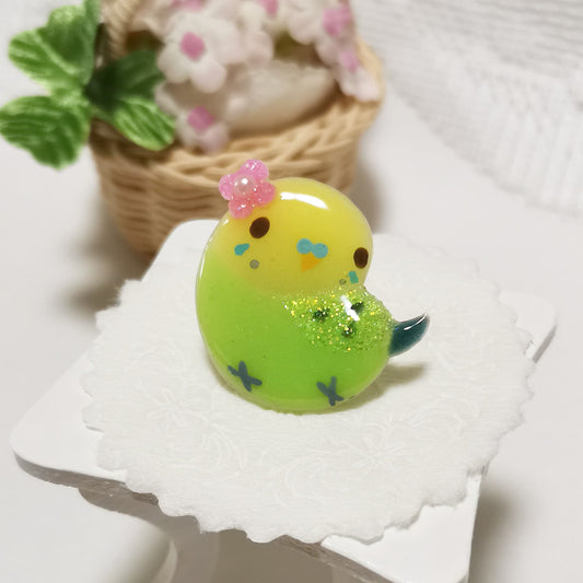 Budgie Pin Brooch