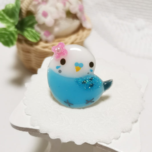 Budgie Pin Brooch