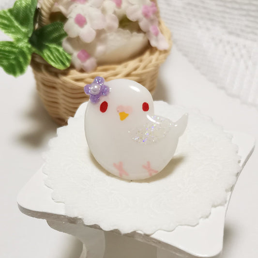 Budgie Pin Brooch